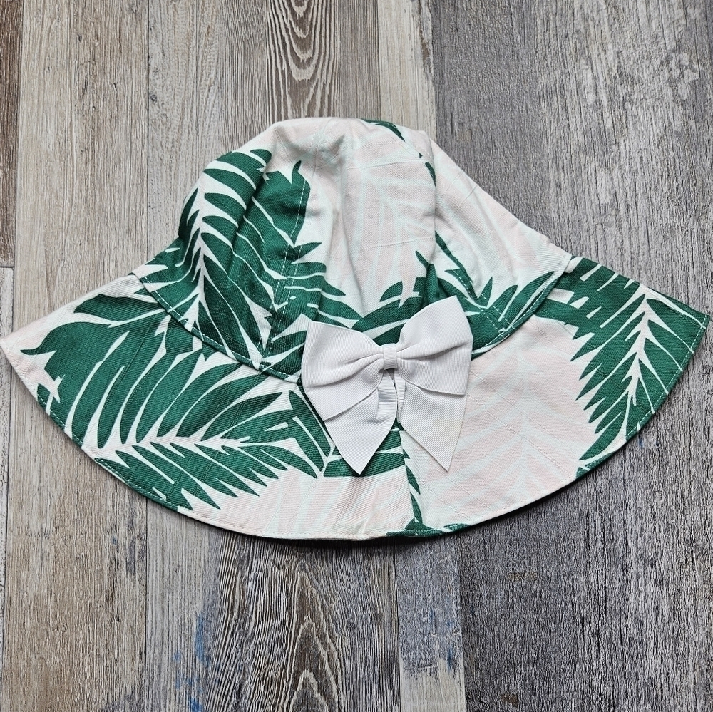 Janie and Jack Summer 2016 Beach Floppy Hat Palm Leaves